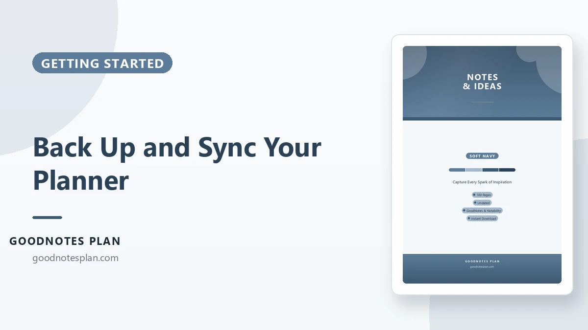 Back Up and Sync Your Planner Across Devices