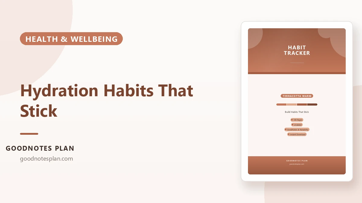 Hydration and the Habits That Actually Stick
