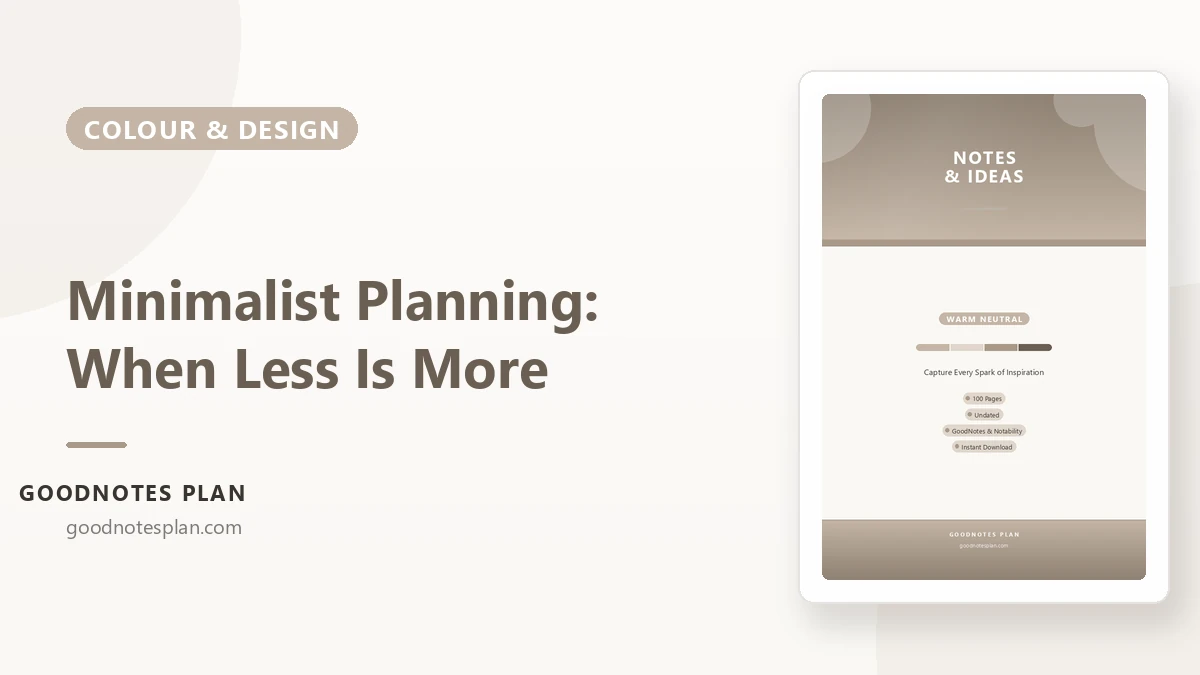Minimalist Planning: When Less Is More