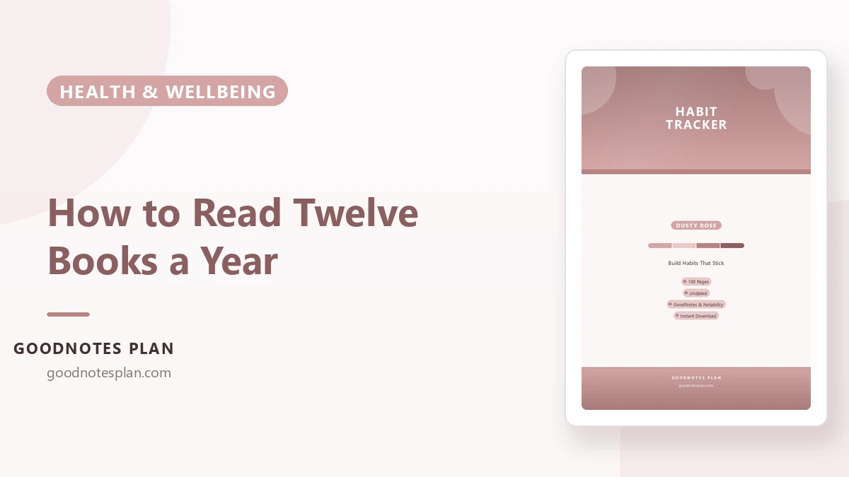 How to Read Twelve Books a Year