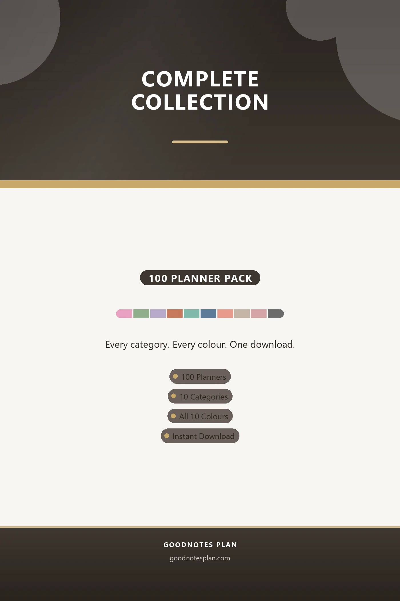 Complete Collection — All 100 Planners cover