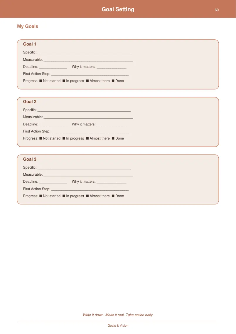 Finance Budget — Terracotta Warm — page 3 preview