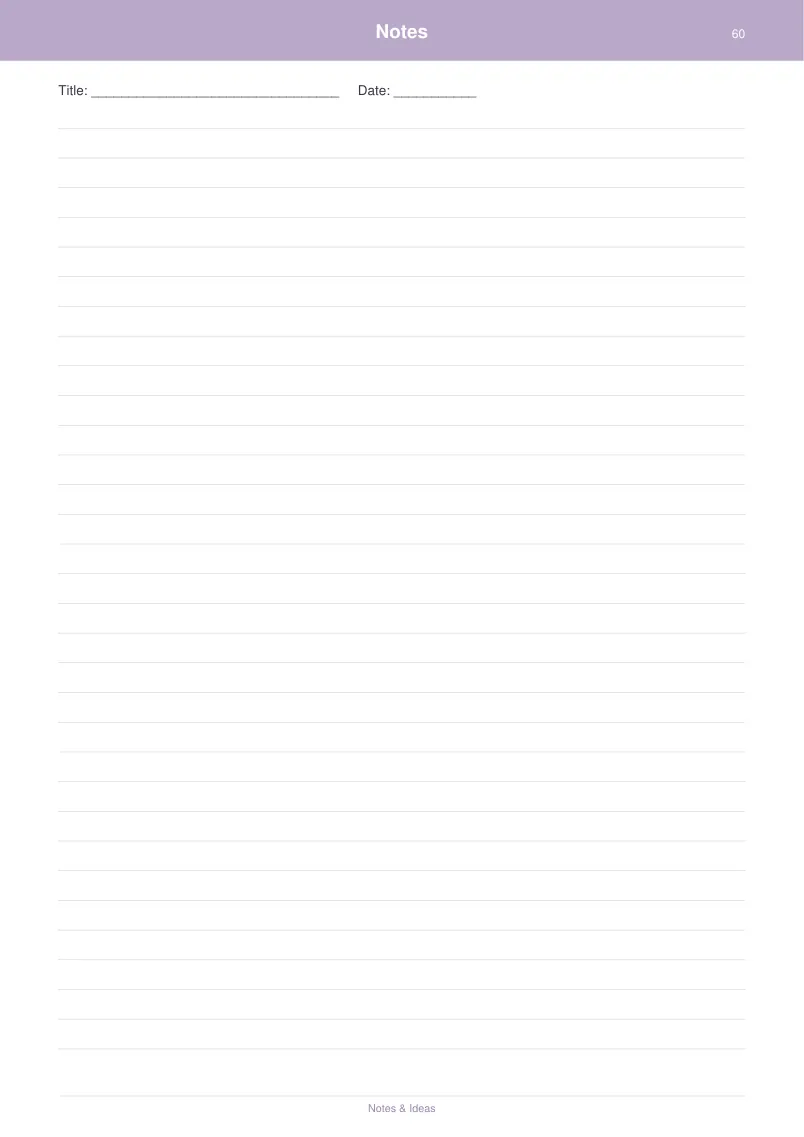 Habit Tracker — Lavender Dream — page 3 preview