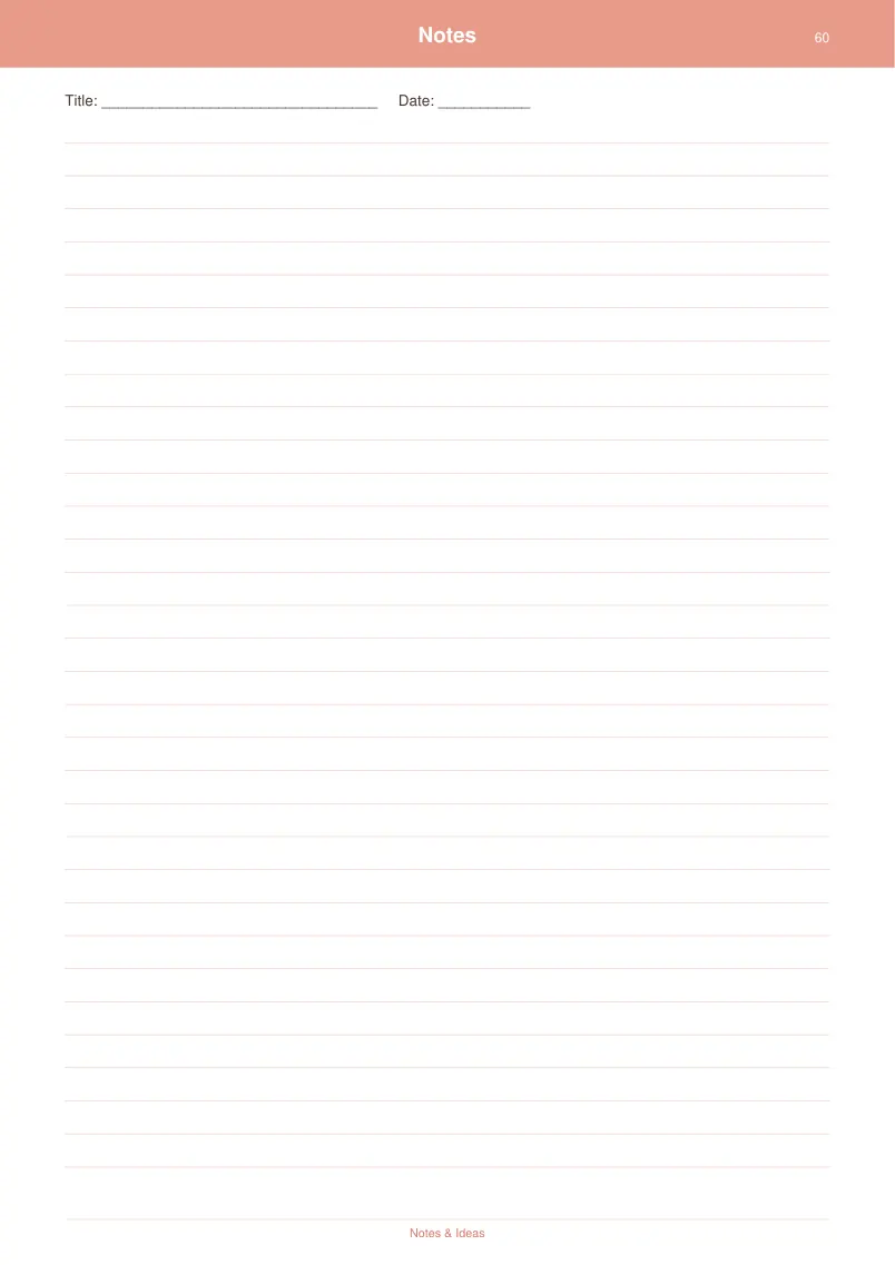 Notes & Ideas — Coral Sunset — page 3 preview