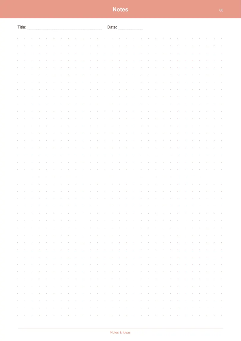 Notes & Ideas — Coral Sunset — page 4 preview